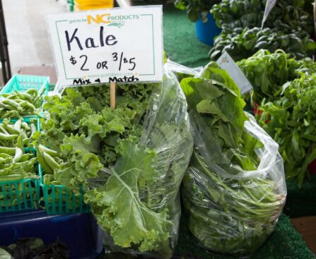 green leafy vegetables