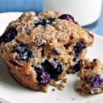 Healthy Blueberry Oatmeal Muffins