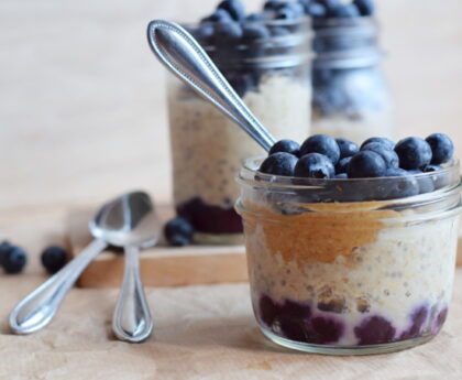 Berry Chia Overnight Oats