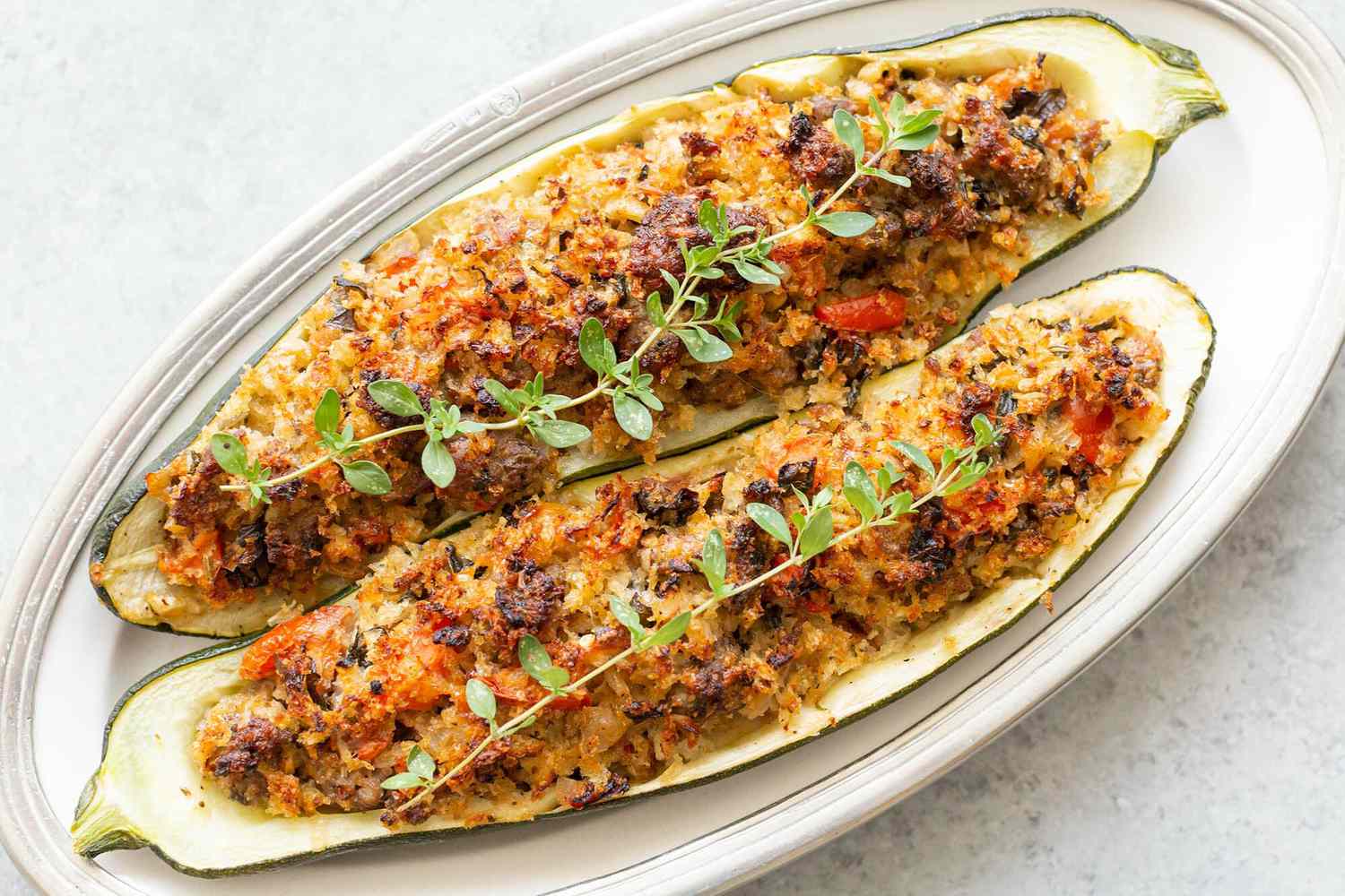 Italian Sausage Stuffed Zucchini: A Twist on a Classic Dish