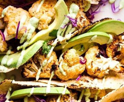 Roasted Cauliflower Tacos Recipe